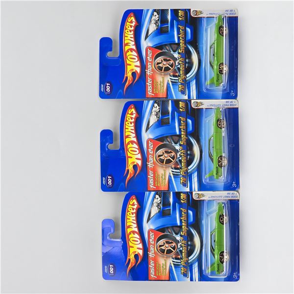 Hot Wheels 70 Superbird lot of 3