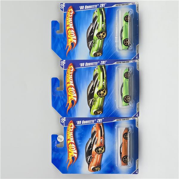 Hot Wheels Corvette ZR! lot of 3