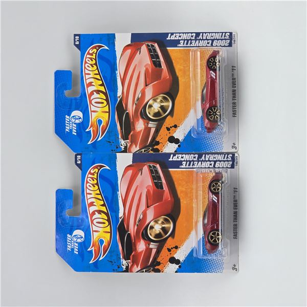Hot Wheels Corvette Concept Pair