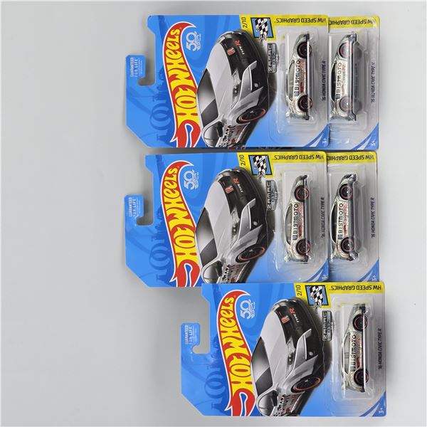 Hot Wheels Honda Civic lot of 5