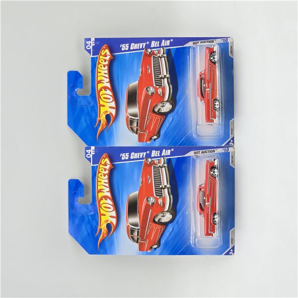 Hot Wheels 55 Chevy Bel Air Pair