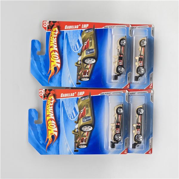 Hot Wheels Cadillac LMP lot of 4
