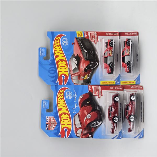 Hot Wheels Red Edition lot of 4