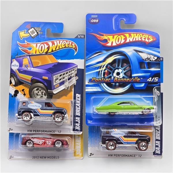 Hot Wheels Red Lines lot of 4
