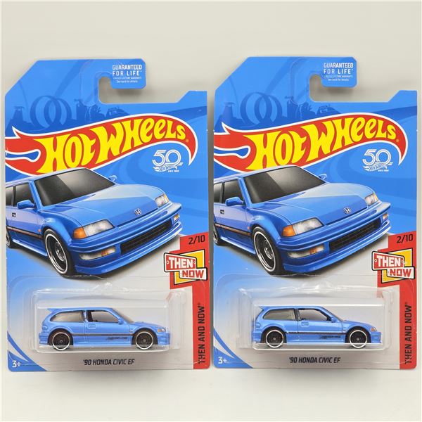 Hot Wheels Honda Civic EF Pair