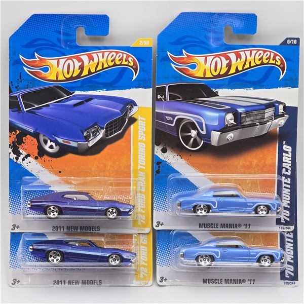 Hot Wheels Muscle Car lot of 4
