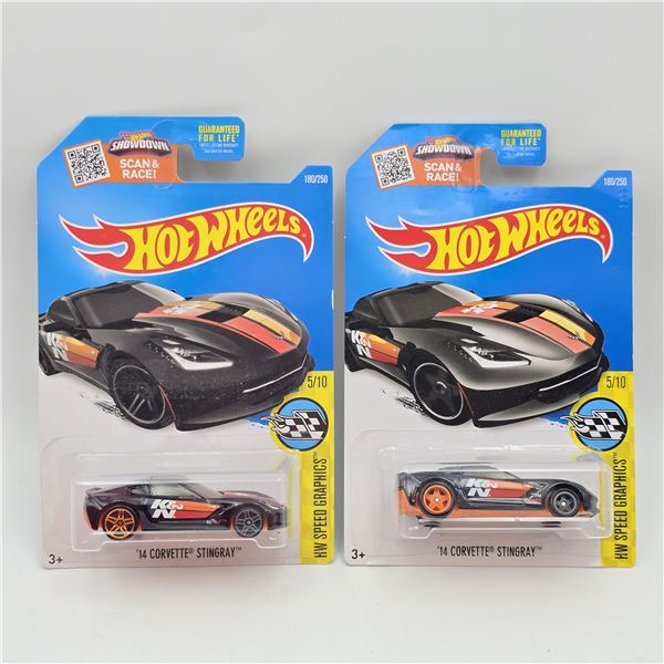 Hot Wheels Corvette Stingray Pair