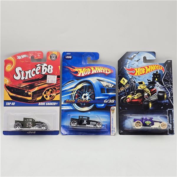 Hot Wheels Bone Shaker lot of 3