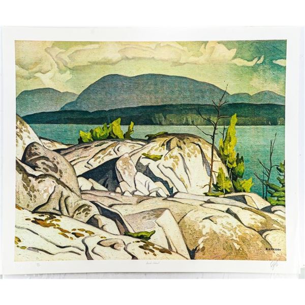 A. J. Casson (1898–1992) - " Birch Island " - 20 x 24 " Unframed Fine Art Litho