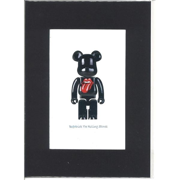 Bearbrick "The Rolling Stone" 3D Fine Art Giclee M