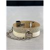 Image 2 : BCBG MAXAZRIA Leather w/ Stainless Steel Bangle