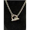 Image 2 : Silver Chain Necklace w/ Toggle Closure