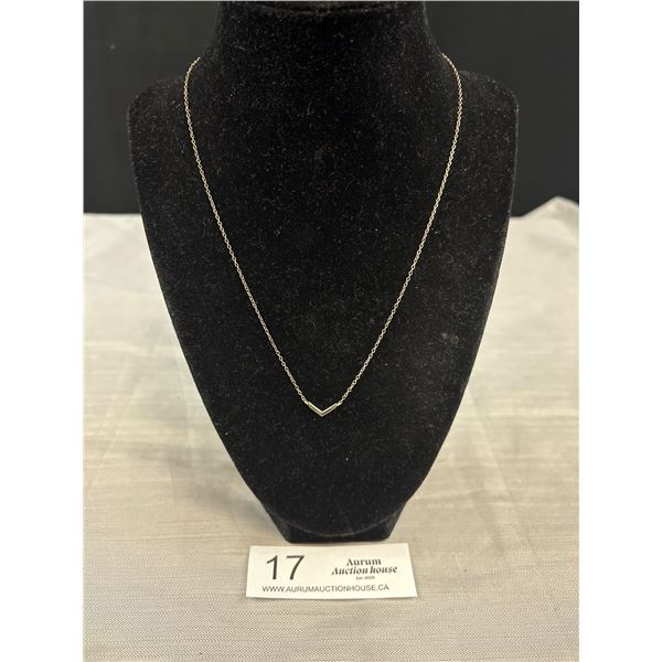 Vintage Sterling Silver Necklace Marked 925