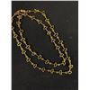 Image 3 : Very Long, Vintage Gold Links Necklace, 31" L