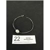 Image 1 : Silver w/ Large Pearl Bangle