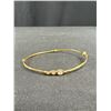 Image 2 : Hand Crafted Gold w/ Brilliant Shiny Stones Bangle