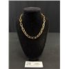 Image 1 : Gold Link Chain Choker Necklace