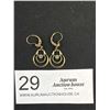 Image 1 : Pair of Vintage Earrings, Marked K&L + R.G.P. (Rolled Gold Plated)