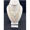 Image 1 : Vintage Gold Triple Strand Necklace