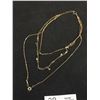 Image 2 : Vintage Gold Triple Strand Necklace