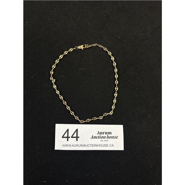 Vintage Gold Tone Gucci Link Bracelet