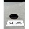 Image 1 : Large Silver w/ Black Stone Ring, Very Heavy in Weight, Size 7
