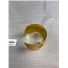 Image 3 : Vintage Gold Plated Roman Open Cuff Bangle