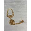 Image 2 : Vintage Gold Plated Ring w/ Bracelet Attached