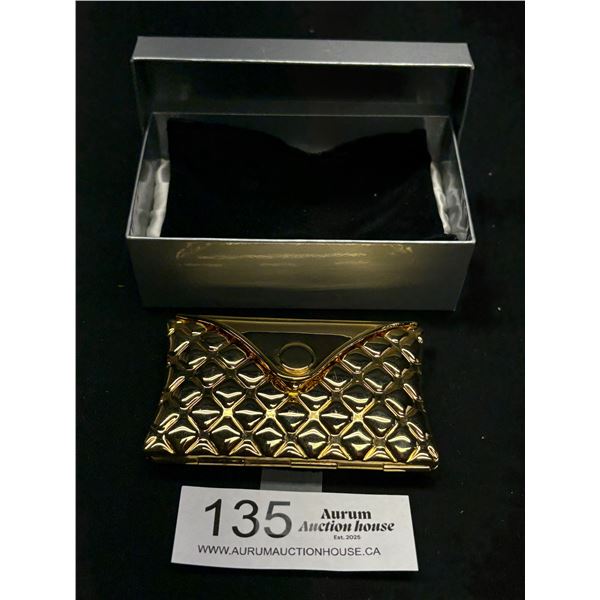 Gold Envelope Style Compact Mirror