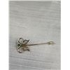 Image 2 : 925 Sterling Silver Butterfly Stick Pin - Has Makers Mark - Tested