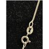 Image 3 : 925 Sterling Silver 18" Chain & Flower Pendant - Tested