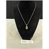 Image 1 : Signed 925 Sterling Silver Silpada Prayer Locket On 925 SS Rolo Type Chain -Tested