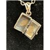 Image 3 : Signed 925 Sterling Silver Silpada Prayer Locket On 925 SS Rolo Type Chain -Tested