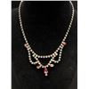 Image 2 : Fabulous Rhinestone Necklace Pink + Clear Stones