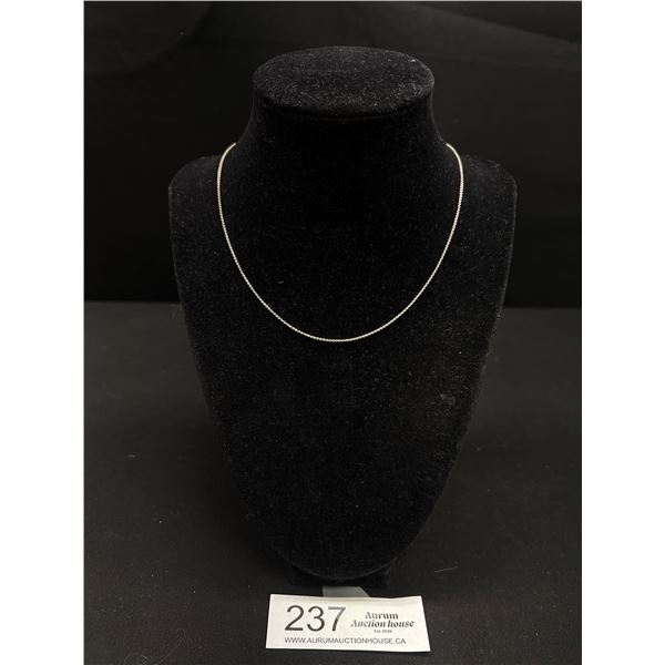 Fine Small Size Italian Sterling Necklace