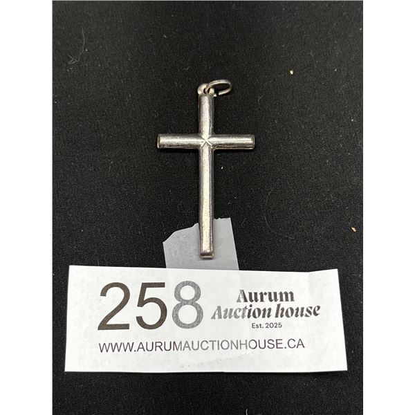A Large 2" Sterling Cross