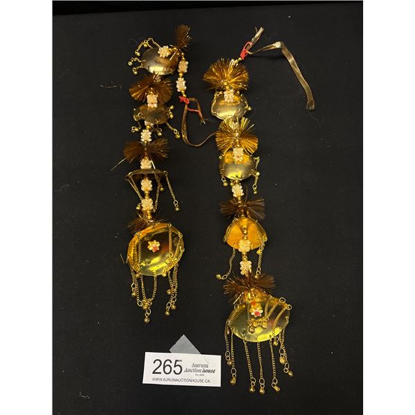 22k Gold Plated South East Asian Pairs of Hanger