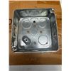 Image 2 : Lot of (2) Boxes / 50 Per Box Cooper Crouse-Hinds #TP414 4" SQUARE OUTLET BOXES
