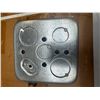 Image 3 : Lot of (2) Boxes / 50 Per Box Cooper Crouse-Hinds #TP414 4" SQUARE OUTLET BOXES