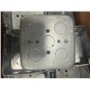 Image 4 : Box / 50 Per Box EMERSON  4" SQUARE OUTLET BOXES