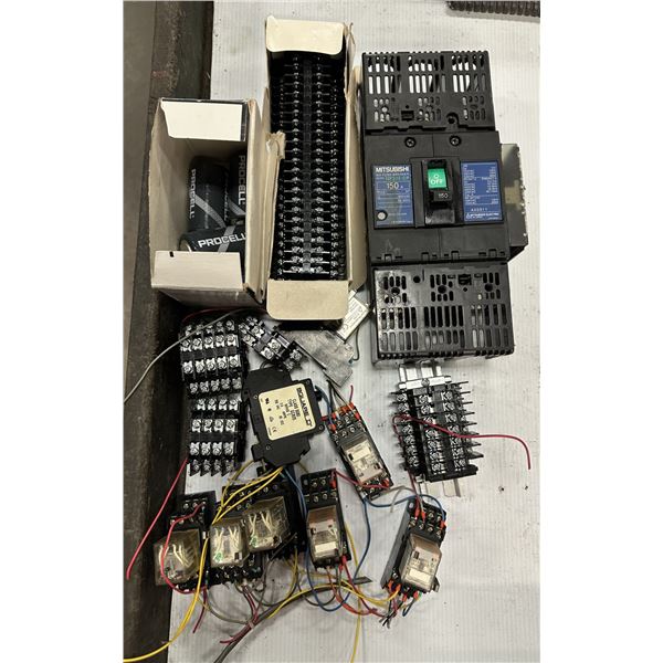 Lot of Mitsubishi, Square D, Omron Items Plus More+++