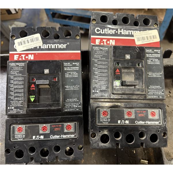 (2) Cutler-Hammer #KS320300D 300A Model D