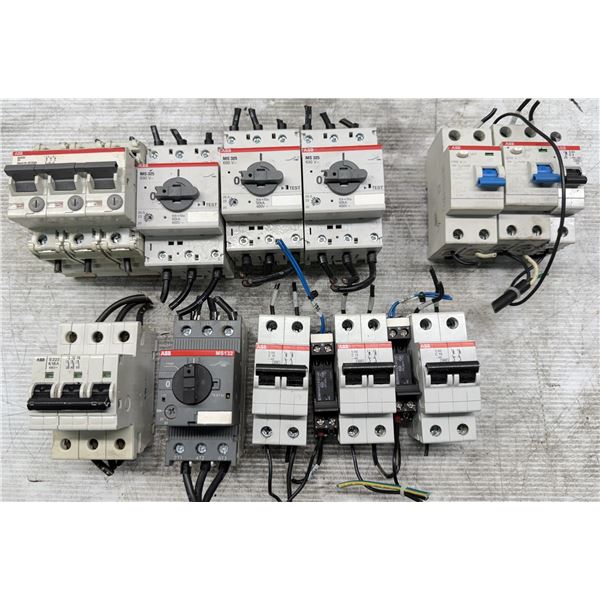 Lot of Misc. ABB Robotics Circuit Breakers
