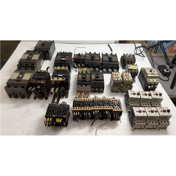 Lot of Circuit Breakers & Contactors