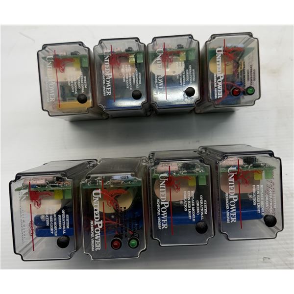Lot of (8) United Power TVSS #MX080-320 Transient Voltage Surge Suppressors