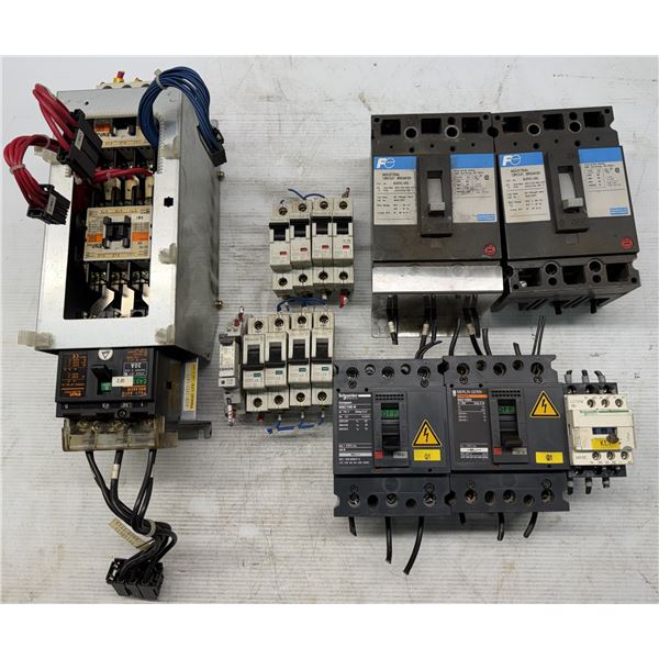 Lot of MIsc. Fuji, Schneider Electric, Merlin Gerin Items Plus More+++