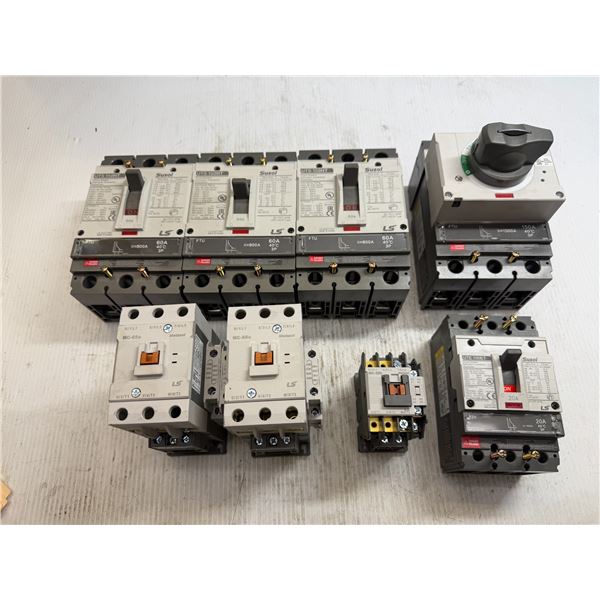 Lot of Contactors & Circuit Breakers