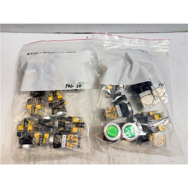 Lot of (20) KOINO #NF30-BM3C Pushbuttons