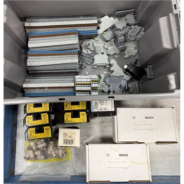 Lot of Misc. Allen Bradley, Buss, Marathon, Bosch Items