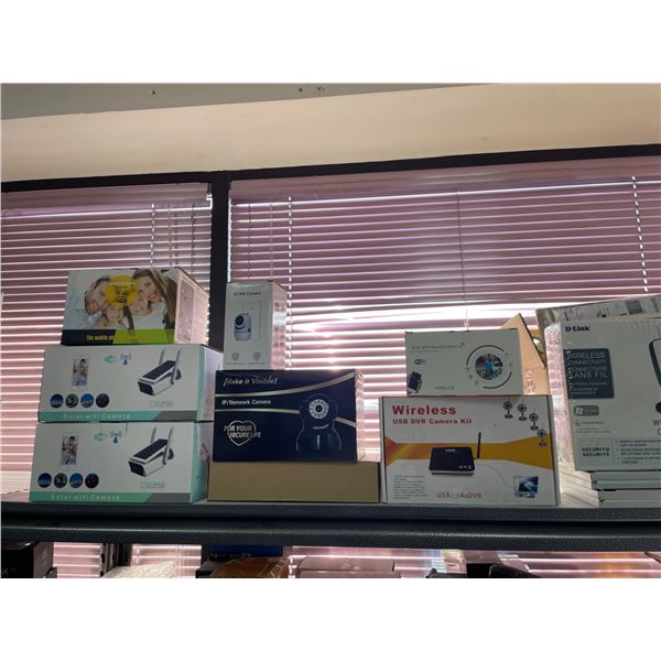 Lot of Assorted Wireless Cameras